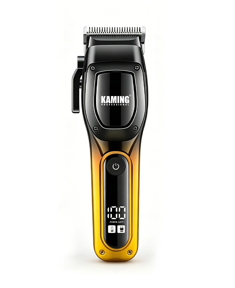Kaming 1709 Gunting Rambut Profesional Berkekuatan Tinggi Baru dengan Tampilan Digital untuk Salon & Perawatan Pria