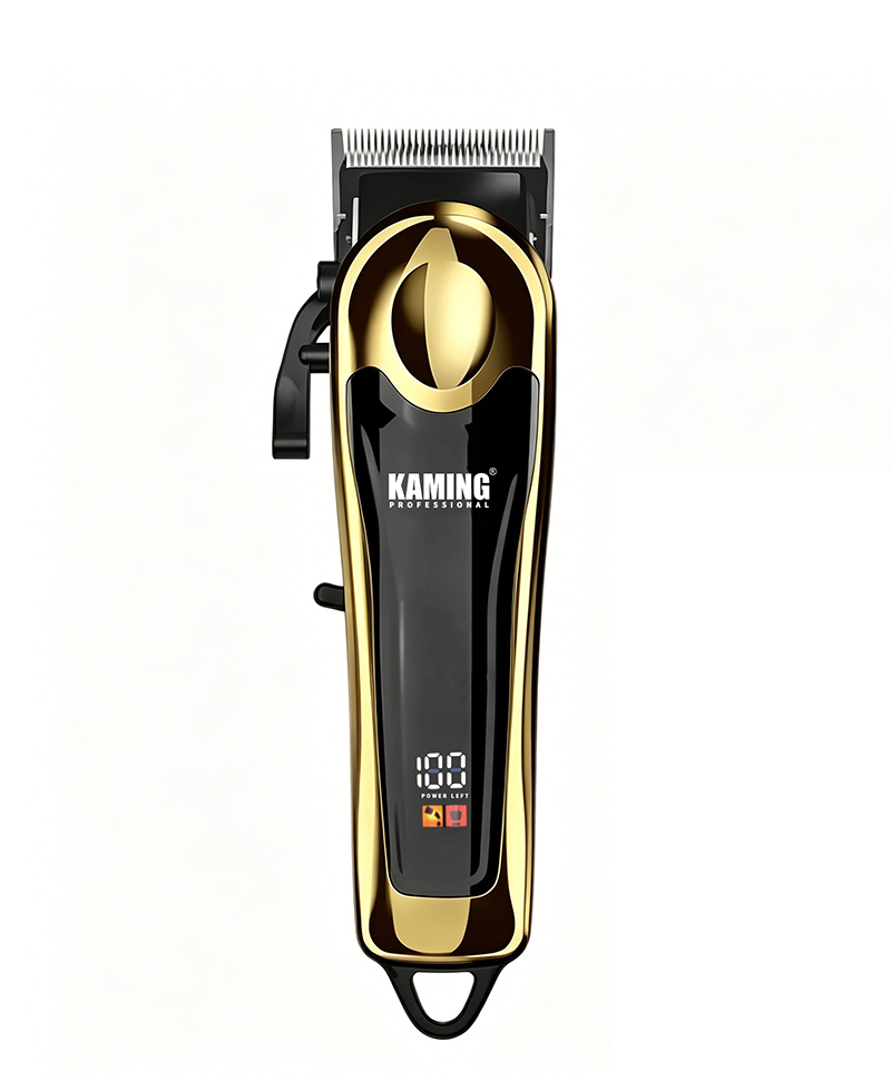 Kaming Pemotong Rambut Pudar Layar LCD Profesional yang Dapat Disesuaikan untuk Salon