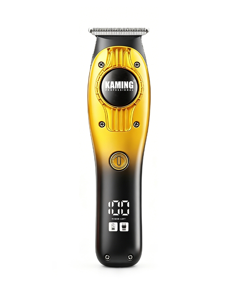 Kaming 1710 Pemangkas Rambut Ukiran Tampilan Digital Zero Gap Profesional