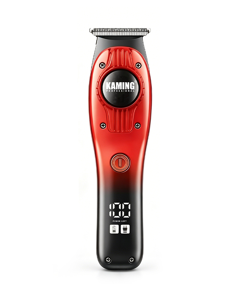 Kaming 1710 Pemangkas Rambut Ukiran Tampilan Digital Zero Gap Profesional