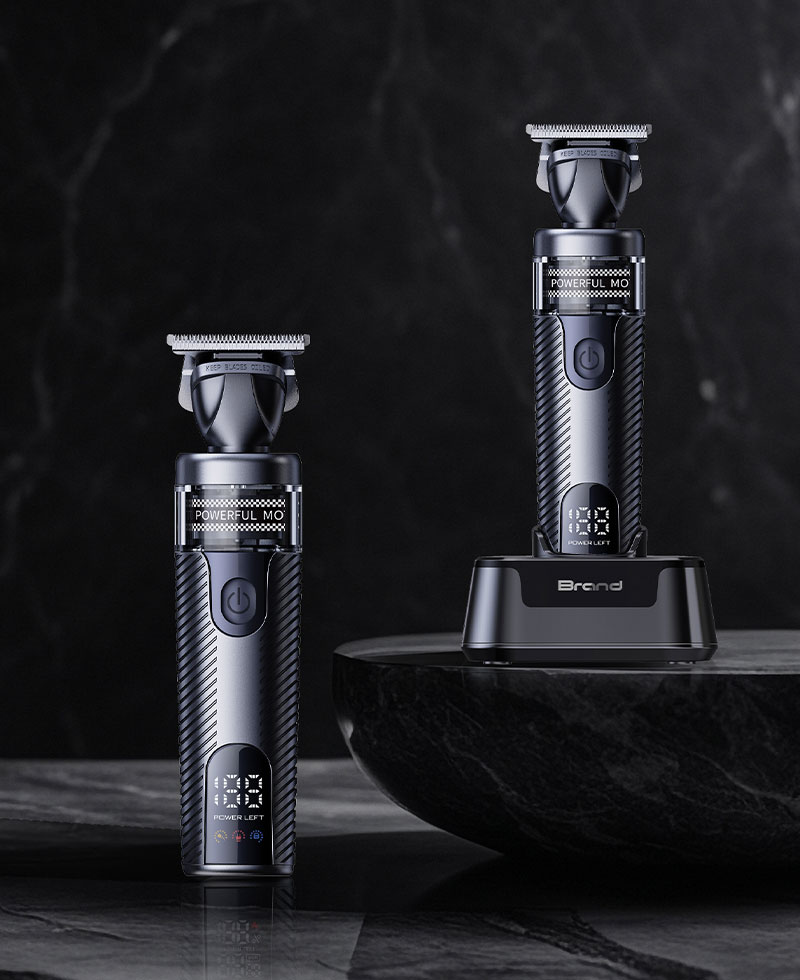 Kaming 320 Pemotong Rambut Kelas Profesional dengan Motor Cepat Tanpa Sikat, Khusus Salon, Desain Logam Antik